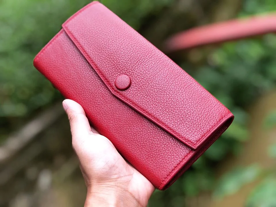 Red wallet for women
